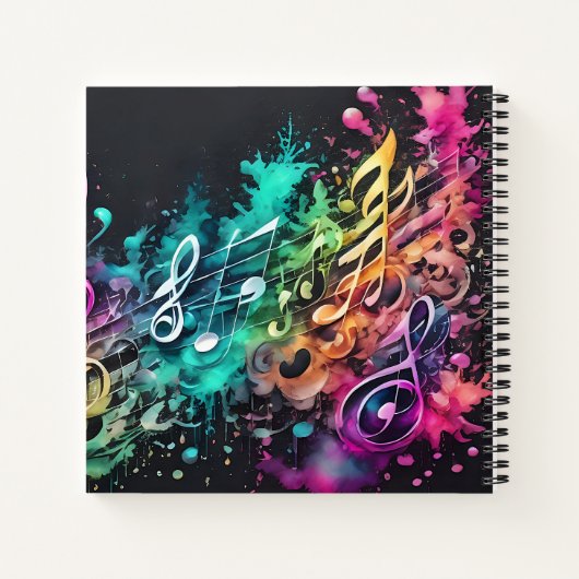 musique graffiti ノートブック (裏面)