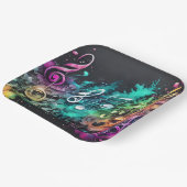 musique graffiti ペーパープレート (傾斜あり)