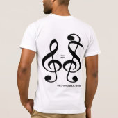 Musique = $ tシャツ (裏面)