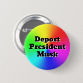 Musk大統領の支持を解除(言葉を変える場合もある) 缶バッジ (正面&裏面)