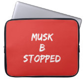 MUSK B ストップ ラップトップスリーブ (正面)