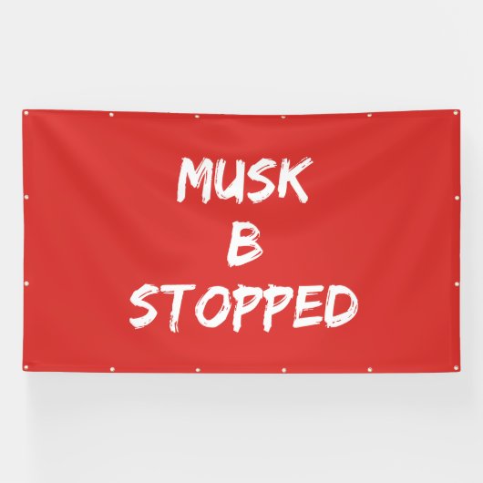 MUSK B ストップ 横断幕 (横)