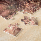 Musk Deer by CE Swan,ヴィンテージ野生動物 ジグソーパズル (側面)