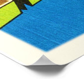 Muskegon Michigan MIオールドヴィンテージ旅行記念品 ポスター (角)