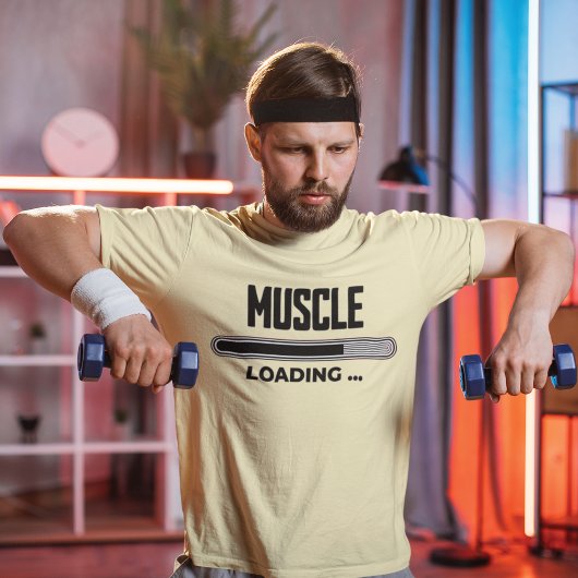 Muskel Loading Fortschritt Tシャツ