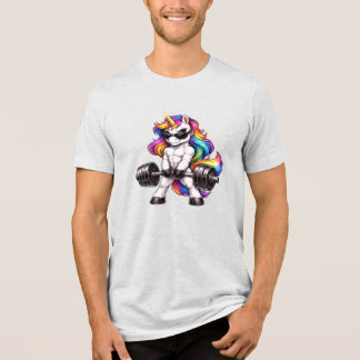 Muskeleinhorn, muscle unicorn, Sport.  トライブレンドＴシャツ