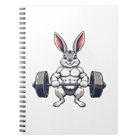 Muskelhase Gym Pumpernickel ノートブック (正面)