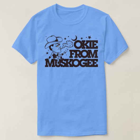 MuskogeeのOkie Tシャツ (デザイン正面)