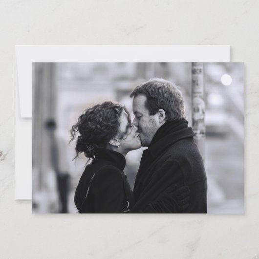 Muskoka Chairs日付を保存//ターコイズ セーブザデート (裏面)