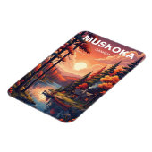 Muskoka Ontario Canada マグネット (左側)