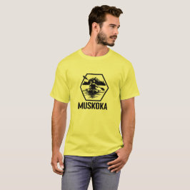 Muskoka Ontario Kayaker – メンズベーシックTシャツ Tシャツ