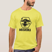 Muskoka Ontario Kayaker – メンズベーシックTシャツ Tシャツ (正面)