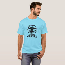 Muskoka Ontario Kayaker – メンズベーシックTシャツ Tシャツ