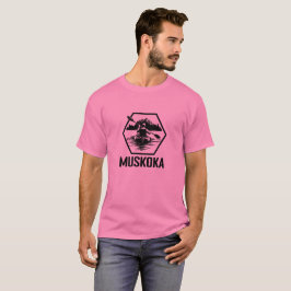Muskoka Ontario Kayaker – メンズベーシックTシャツ Tシャツ
