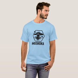 Muskoka Ontario Kayaker – メンズベーシックTシャツ Tシャツ