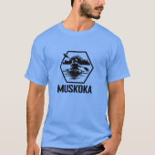 Muskoka Ontario Kayaker – 基本Dark Tシャツ (正面)