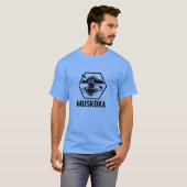 Muskoka Ontario Kayaker – 基本Dark Tシャツ (正面フル)