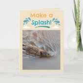 Muskrat Folded Birthday Card カード (正面)