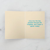 Muskrat Folded Birthday Card カード (内部)