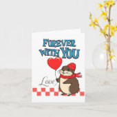 Muskrat Love Forever With You  カード (黄色い花)