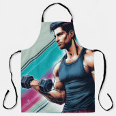 Muskulöser Mann エプロン (正面)