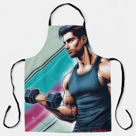 Muskulöser Mann エプロン