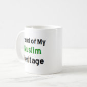 muslim heritage コーヒーマグカップ (正面左)
