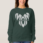 muslim mom heart sweatshirt スウェットシャツ (正面)
