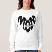 muslim mom heart sweatshirt スウェットシャツ (正面)