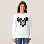 muslim mom heart sweatshirt スウェットシャツ (正面フル)