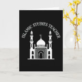 Muslim Studies Teacher Islamic Education Classroom カード (黄色い花)