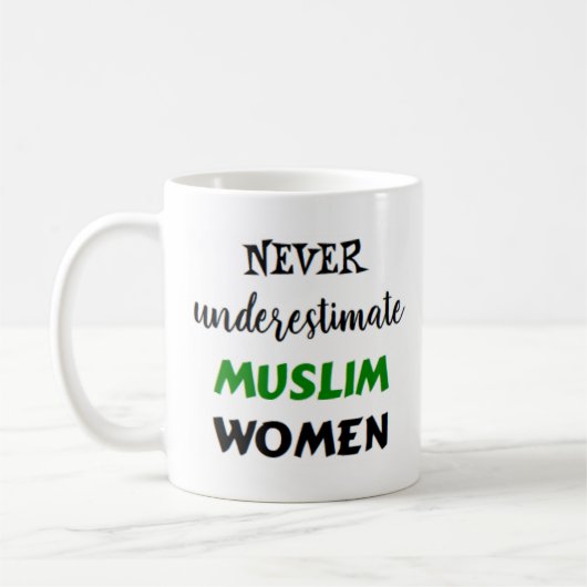 muslim women コーヒーマグカップ (左)