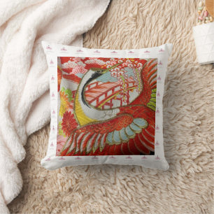 MUSOオリジナルクッション(刺繍の鶴) クッション