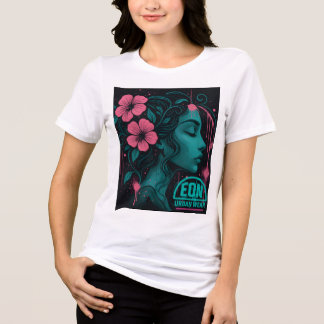 MUSSA FLORAL トライブレンドTシャツ