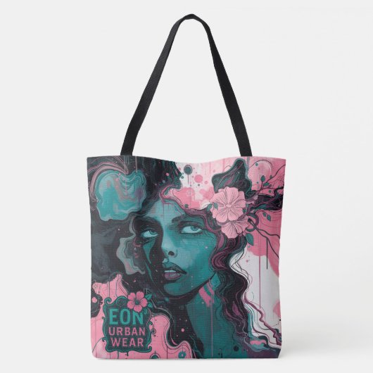 MUSSA FLORAL トートバッグ (裏面)