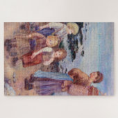Mussel-Fishers by Renoir Impressionist Painting ジグソーパズル (横)