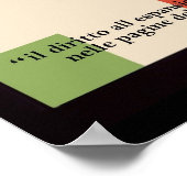 Mussolini Propaganda ポスター (角)