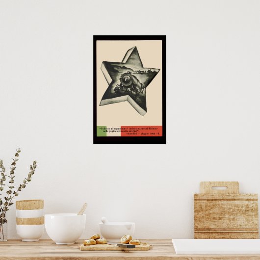 Mussolini Propaganda ポスター (キッチン)
