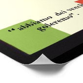 Mussolini Propaganda ポスター (角)