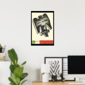 Mussolini Propaganda ポスター (ホームオフィス)