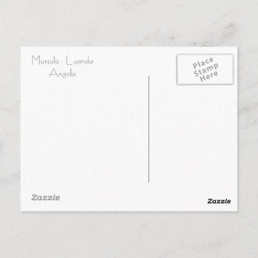 Mussulo -ルアンダ ポストカード (裏面)