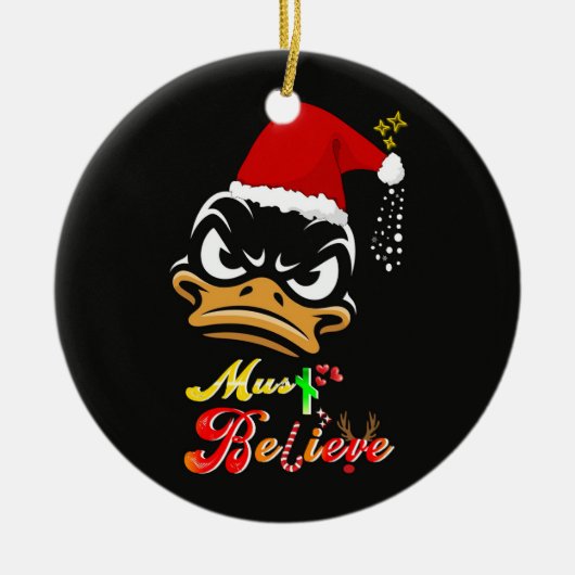 Must Believe Christmas セラミックオーナメント (正面)