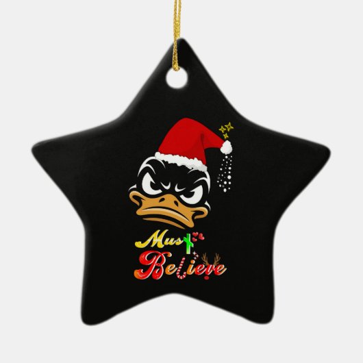 Must Believe Christmas セラミックオーナメント (正面)