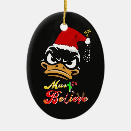 Must Believe Christmas セラミックオーナメント (正面)