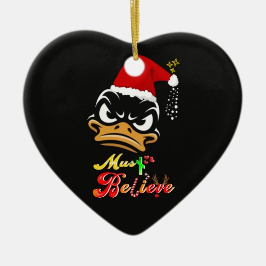 Must Believe Christmas セラミックオーナメント (正面)