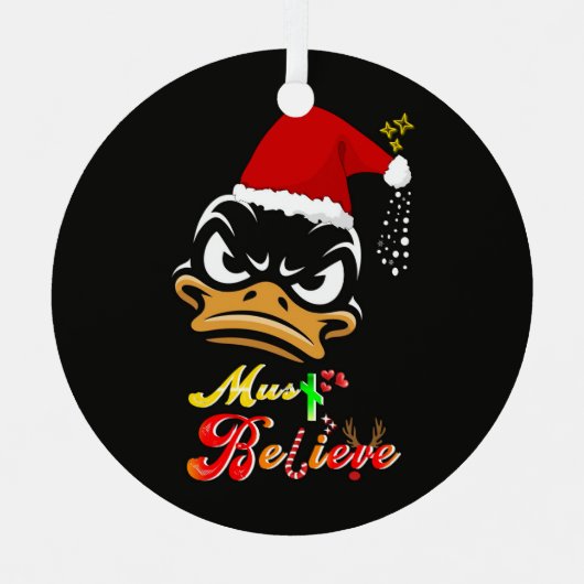 Must Believe Christmas メタルオーナメント (正面)