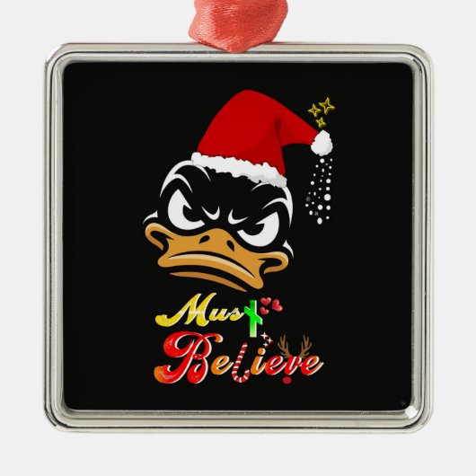 Must Believe Christmas メタルオーナメント (正面)