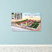 Must-Hatch Incubator Co Bldgの空中表示 キャンバスプリント (インサイチュ (ウッドフロア))