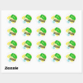 Must Love Plants Monstera ラウンドシール (シート)