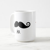 Mustache氏及びLips夫人 コーヒーマグカップ (正面左)